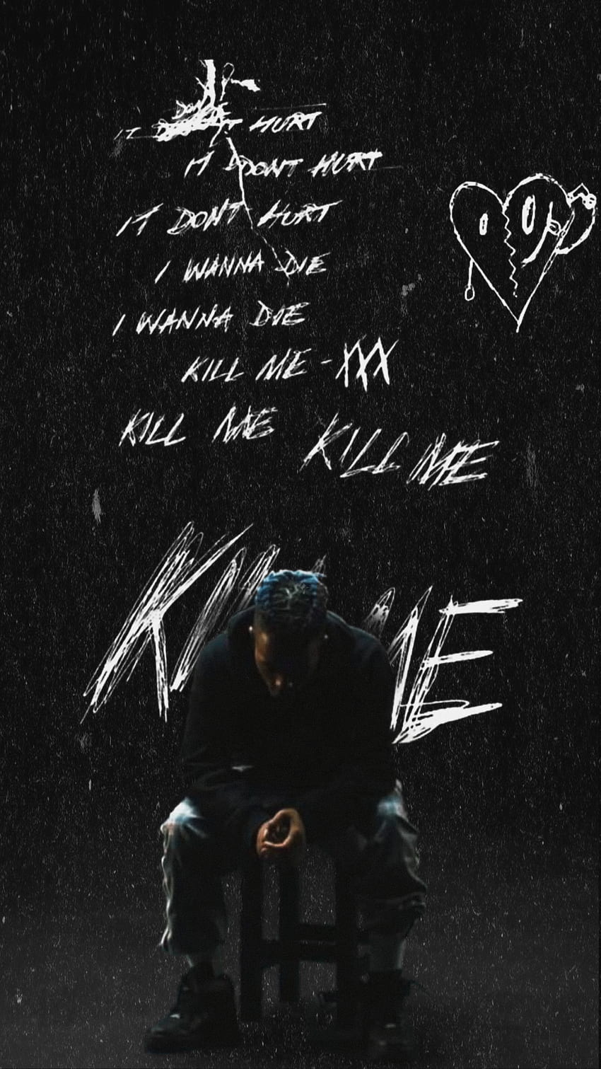 Kill Me made by meh :D : XXXTENTACION, Myself Yourself HD phone wallpaper