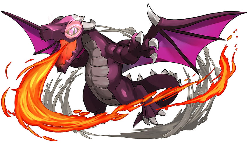 Dragon Level 4 Art From Puzzle & Dragons - -, Clash of Clans Dragon HD wallpaper
