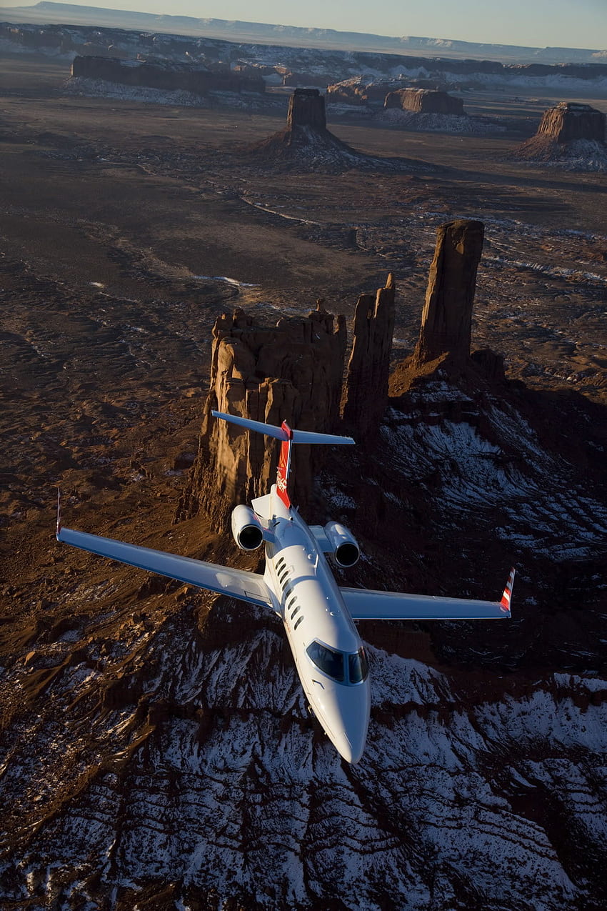 갤러리: 민간 항공기: 비즈니스 제트기, Learjet HD 전화 배경 화면