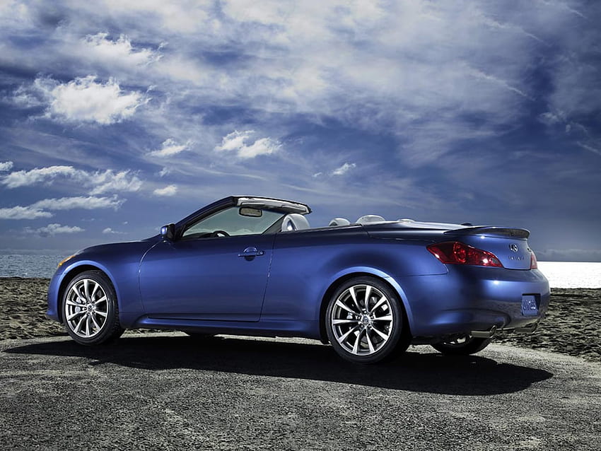 Azul-Infiniti-G37, azul, auto, infinito, carro papel de parede HD