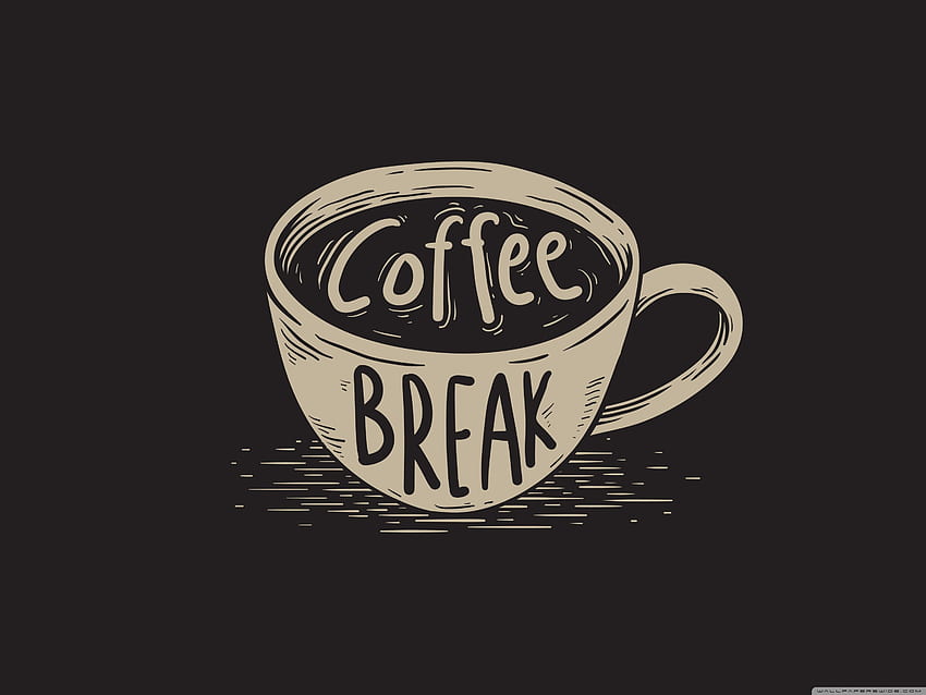 coffee break HD wallpaper