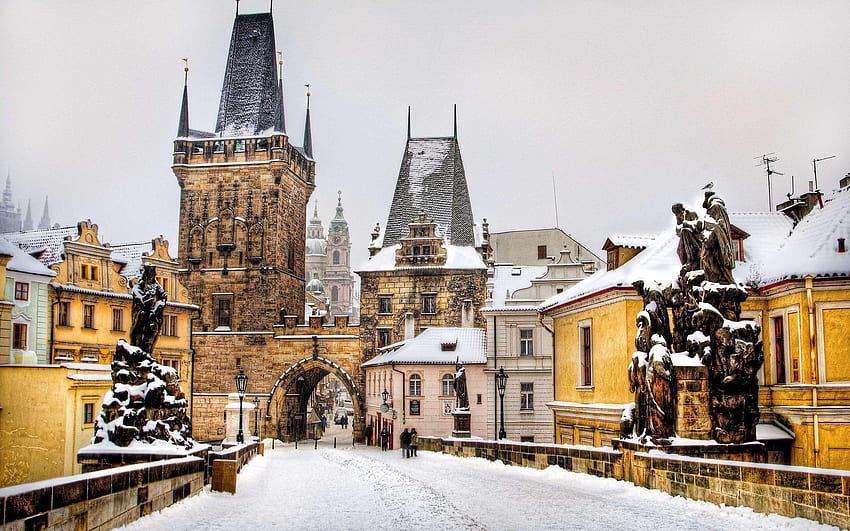 Praga, Praga Invierno fondo de pantalla