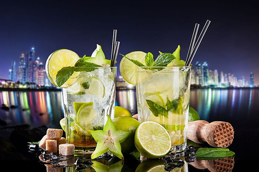 Food Lime Mojito Cocktail Drinks HD wallpaper