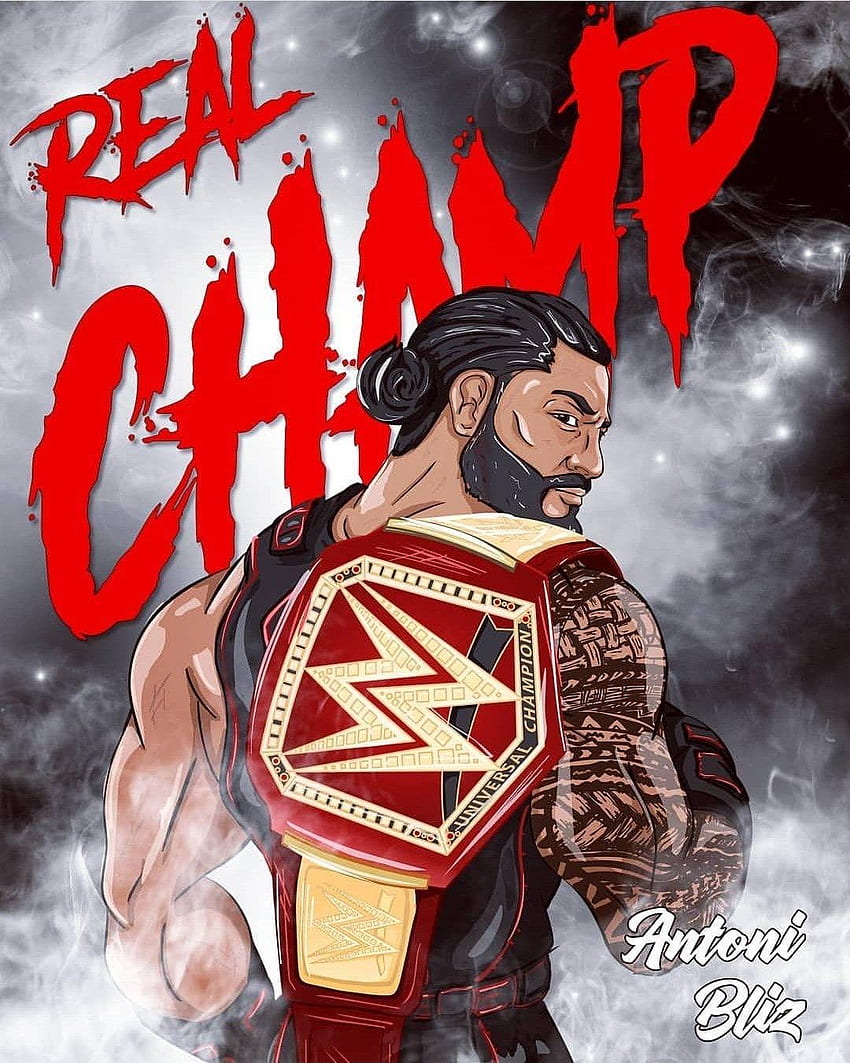 Fumetto di Roman Reigns, fumetto della WWE Sfondo del telefono HD