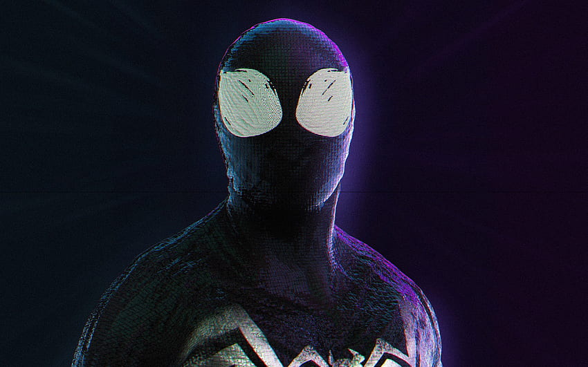 Czarny Symbiont Spiderman, Symbiont Spider-Man Tapeta HD