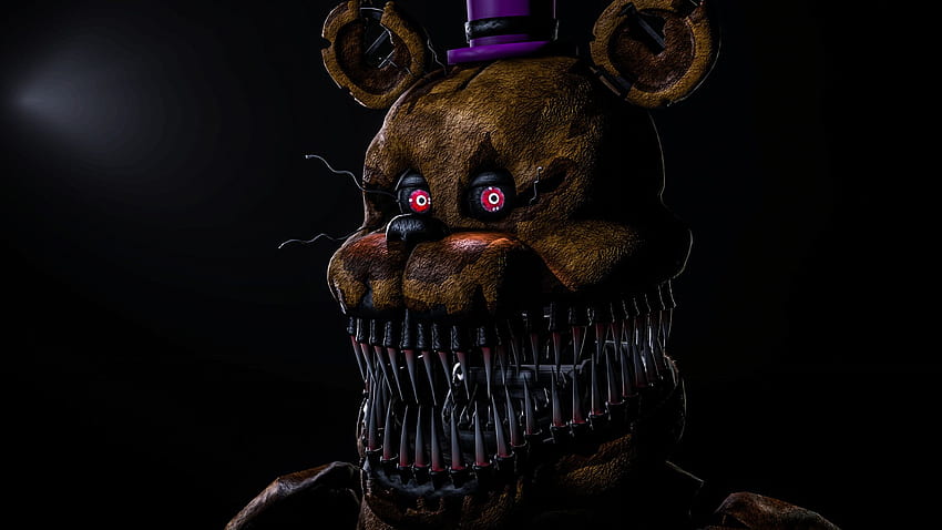 Nightmare Fredbear, five nights at freddys, fnaf, HD phone