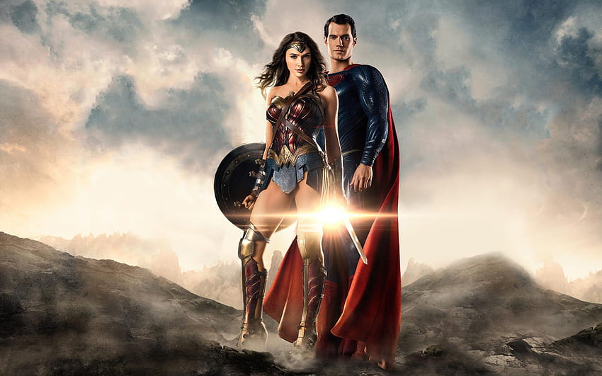Wonder Woman Dan Liga Keadilan Superman Wallpaper HD