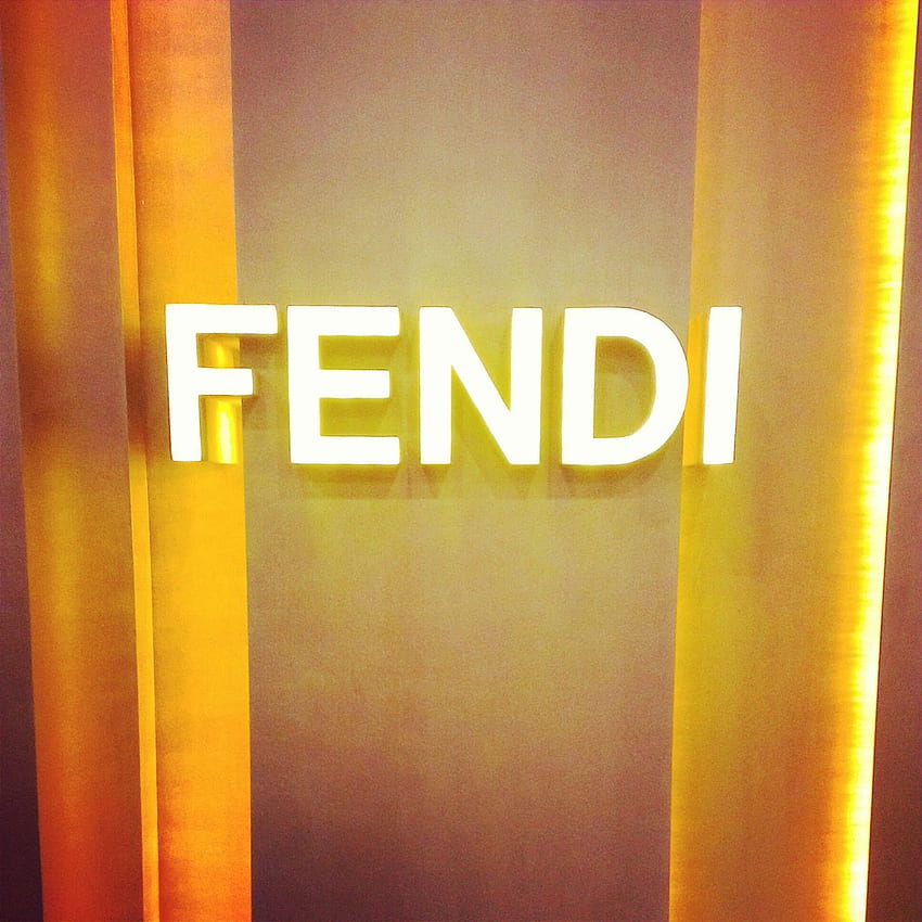 Fendi, logo Fendi Tapeta na telefon HD