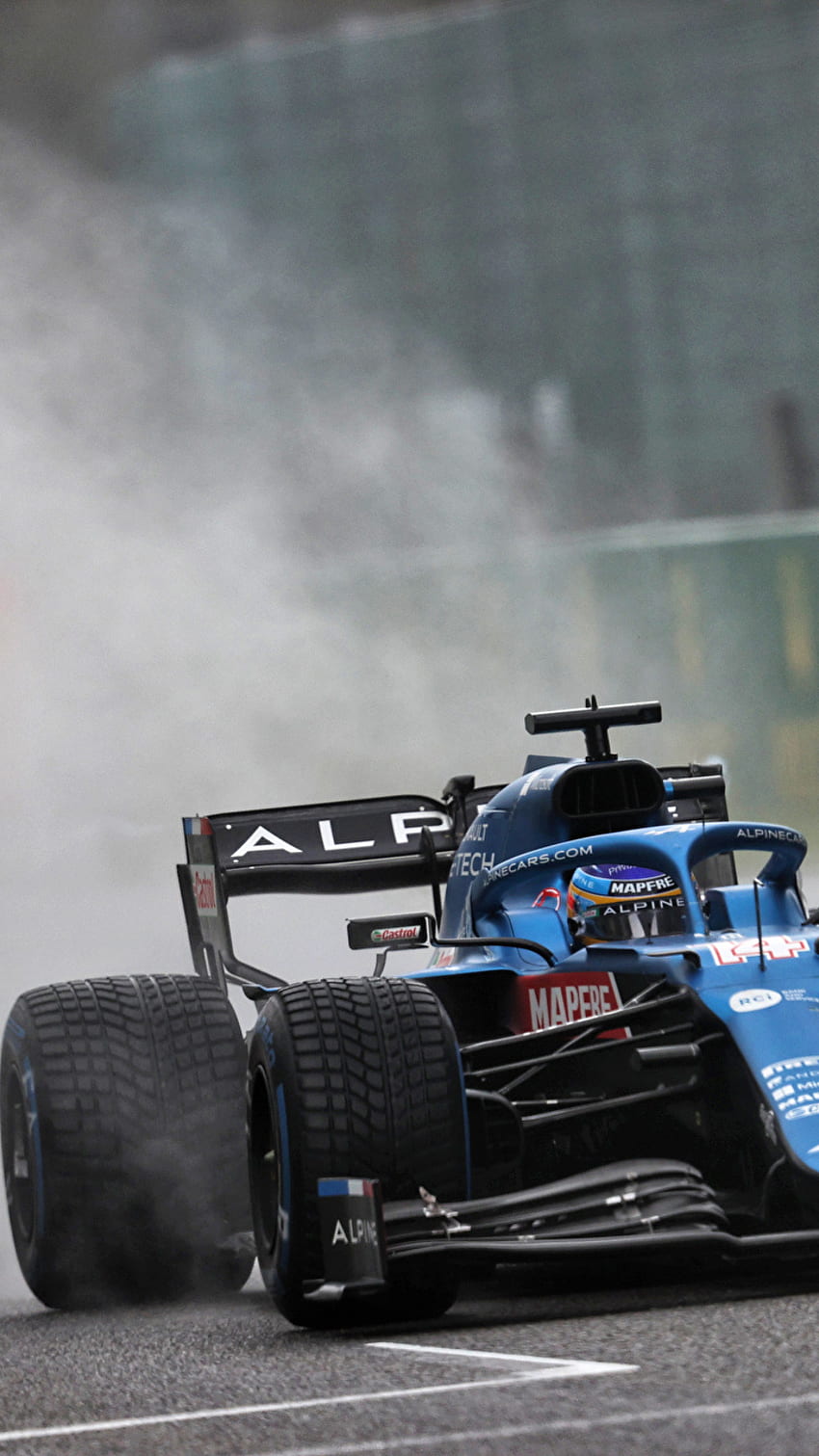 Équipe Alpine F1, Alonso Fond d'écran de téléphone HD