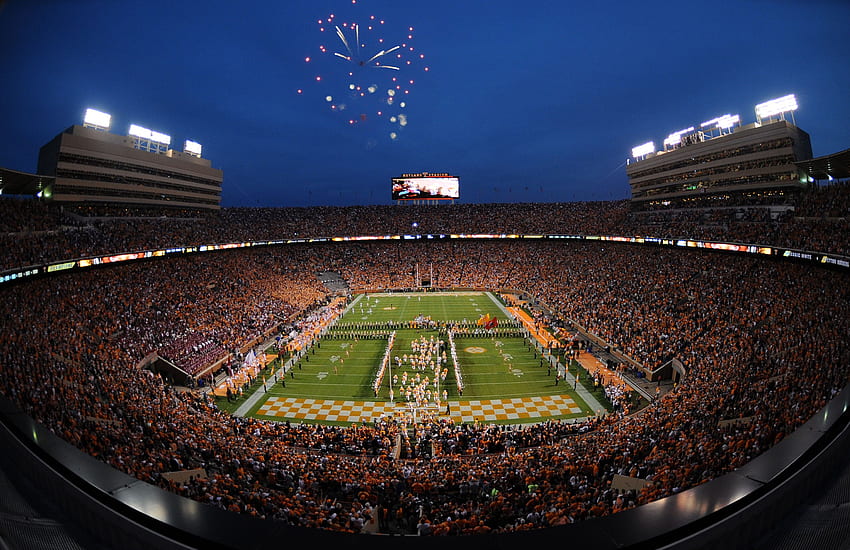 Tennessee Vols Neyland Stadium - Bandera de Tennessee fondo de pantalla