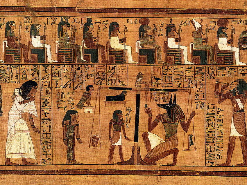 рисунка, писане, пергамент, йероглифи, древен Египет, тайно изкуство, раздел разни в резолюция HD тапет