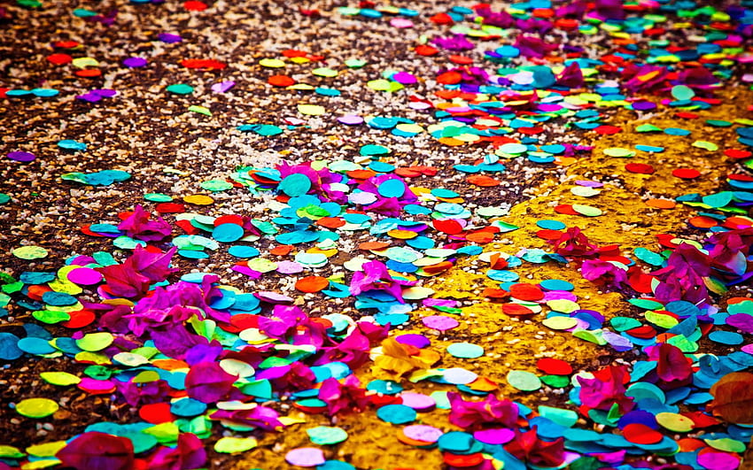 Colorful Confetti Wallpaper –
