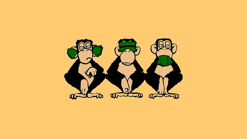 Three Wise Monkeys, 3 Wise Swag HD wallpaper