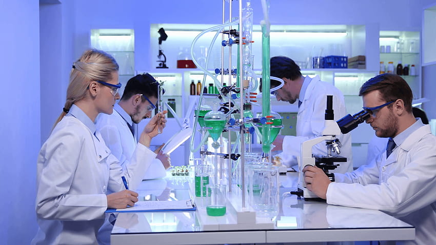 Group of People Work Science Laboratory Researchers Team Researching HD wallpaper