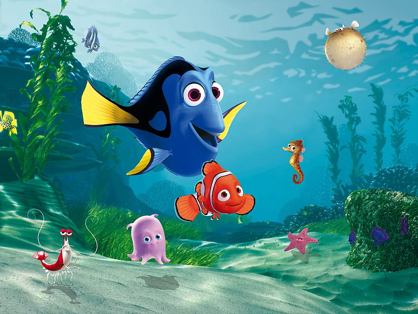 Disney alla ricerca di nemo, Alla ricerca di nemo, Disney, Cute Nemo Sfondo HD