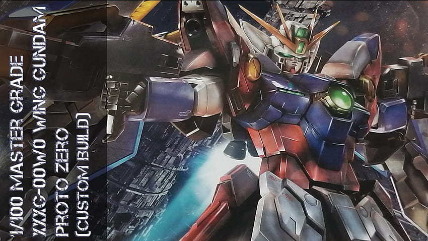 MG XXXG-00W0 Wing Gundam Proto Zero - Folge 04: Fertige Modell - YouTube HD wallpaper