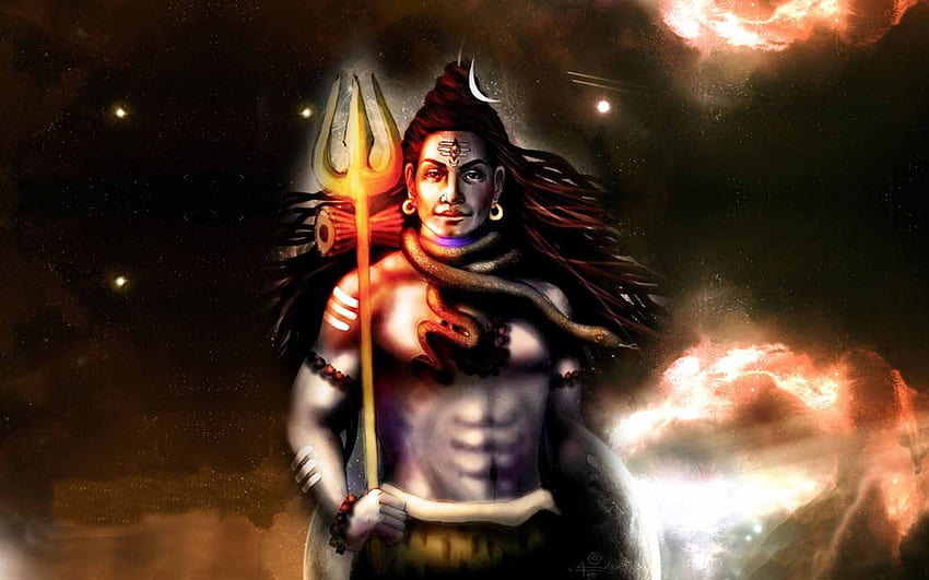 Lord Shiva Full - Lord Shiva animado en 3D, Bholenath en 3D fondo de pantalla
