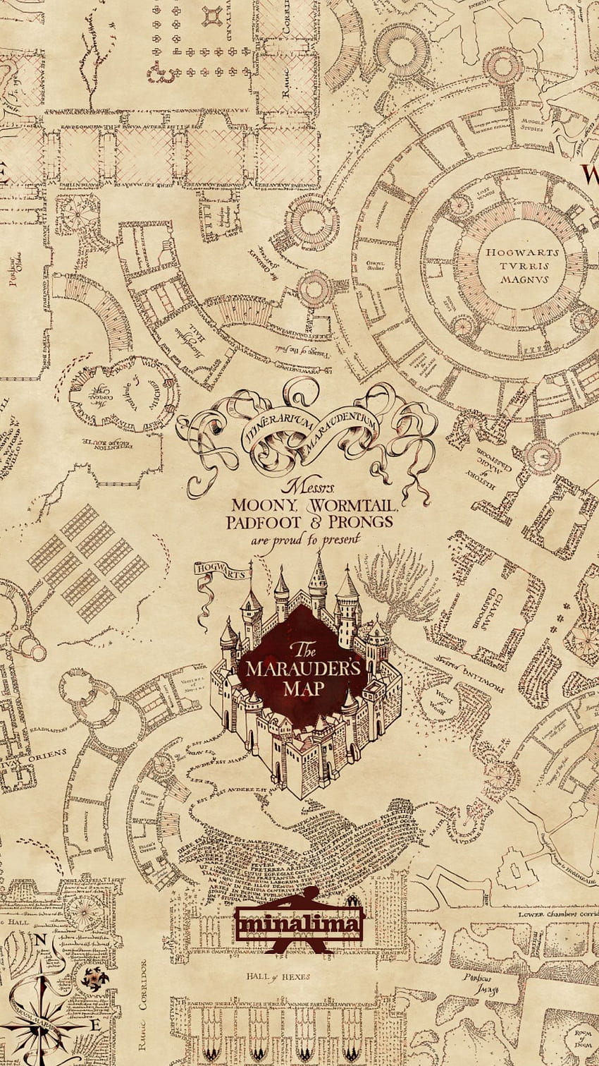 Telepon Peta Perampok - Dapat di, Pola Harry Potter wallpaper ponsel HD