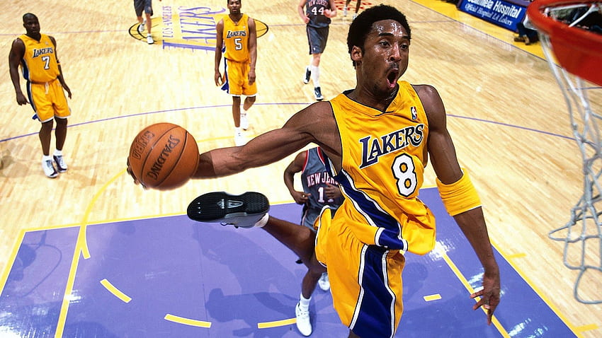 Dunk, Kobe Bryant, Los Ángeles Lakers, Jugador fondo de pantalla