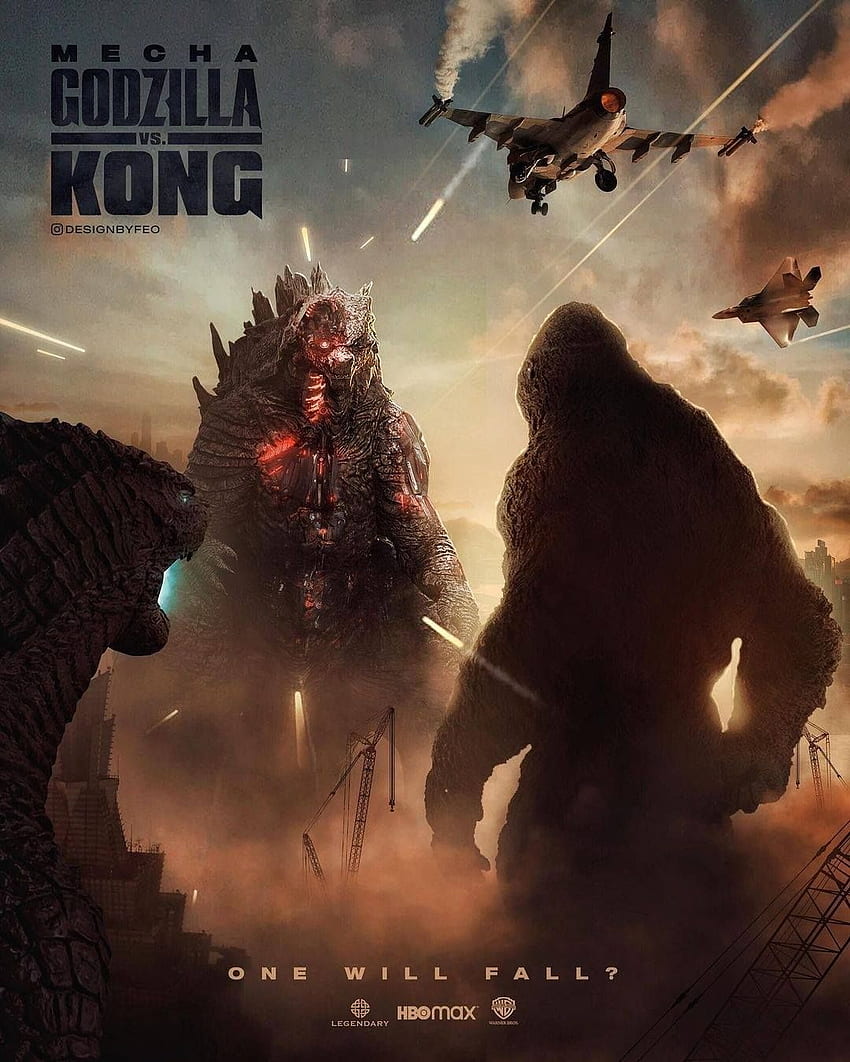 Uno caerá en 2021. Godzilla, King kong vs godzilla, Kong godzilla fondo de pantalla del teléfono
