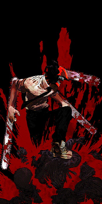 Download Manga Series Chainsaw Man Guys Anime Wallpaper | Wallpapers.com