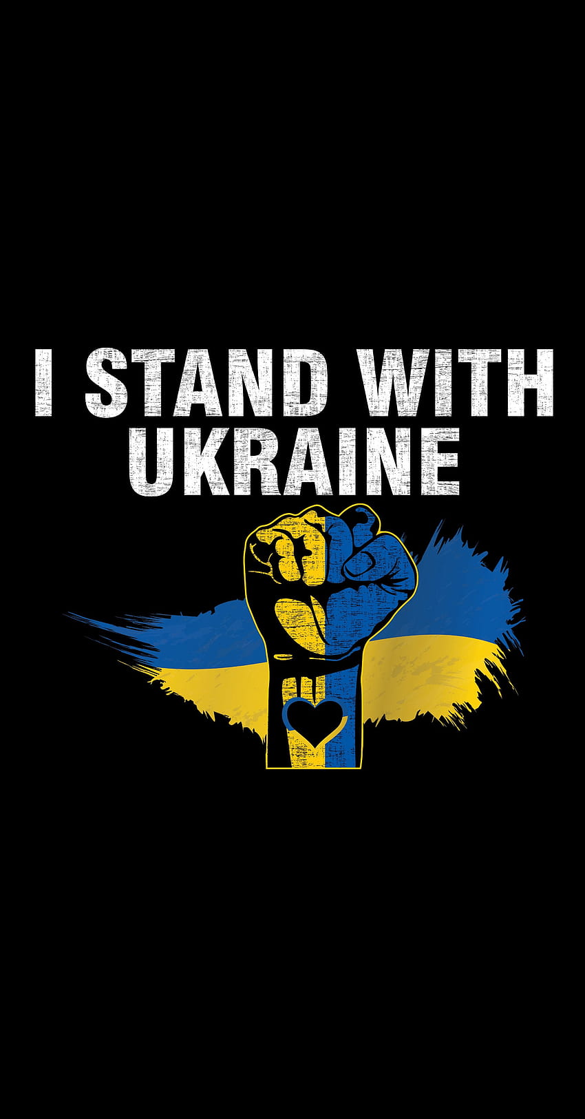 I Stand With Ukraine, symbol, nowar, sleeve, No_War, Russia, violence HD phone wallpaper
