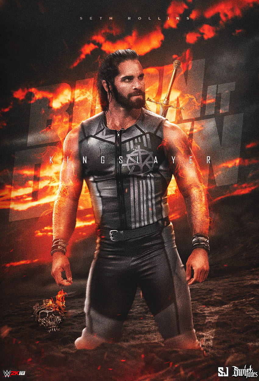 Seth Rollins iPhone, WWE Seth Rollins HD-Handy-Hintergrundbild