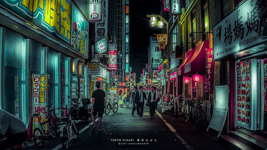 Grapher Captures Neon Streets of Hong Kong and Tokyo, Street graphy HD ...
