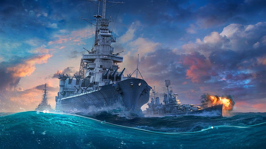 Get World of Warships, Warship 6K Ultra HD wallpaper