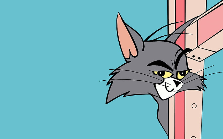 Generatore di meme - Tom Cat si guarda dietro l'angolo, Tom e Jerry Memes Sfondo HD