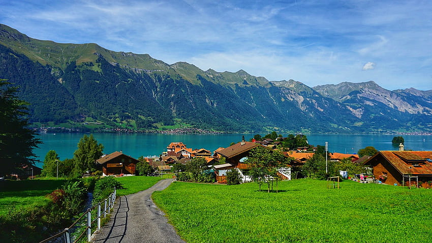Lago Brienz Suiza fondo de pantalla