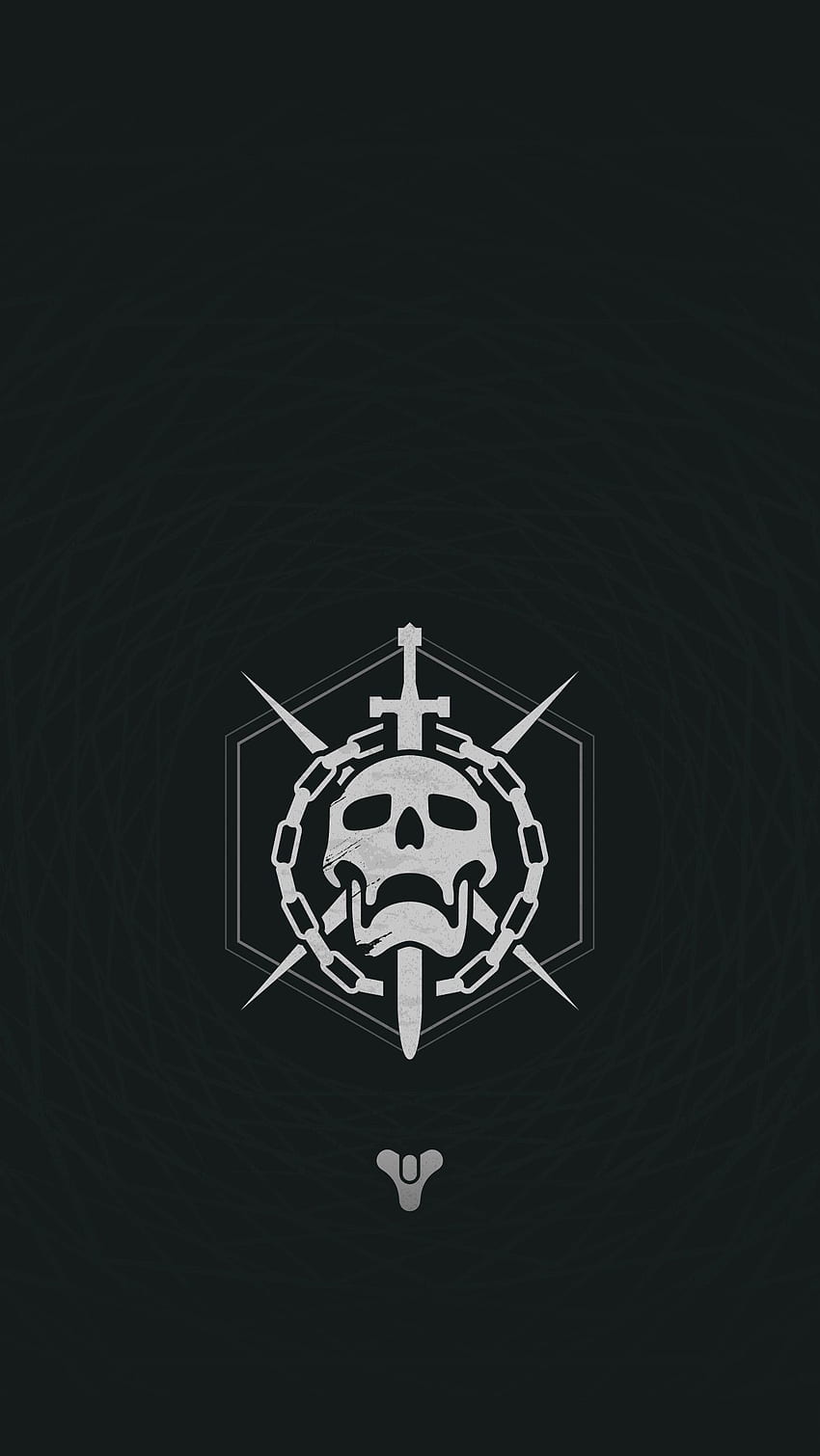 Schicksals-Raid, Schicksal 2-Logo HD-Handy-Hintergrundbild