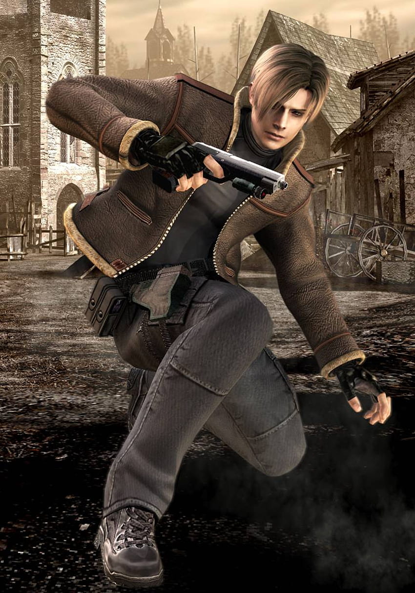 REV 4 - Resident Evil 4, Resident Evil 4 ลีออน วอลล์เปเปอร์โทรศัพท์ HD