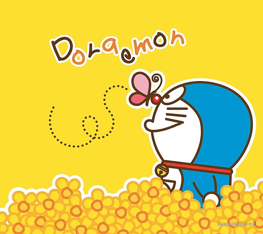 WP:Doraemon Smartphone doraemon_, Gelber Doraemon HD-Hintergrundbild
