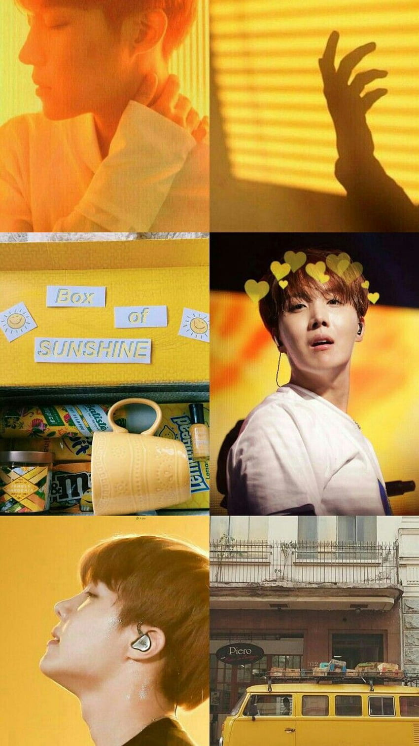 yellow aesthetic ♡ hoseok of bts. Yellow aesthetic, Korean aesthetic, Samsung, Jhope Yellow HD phone wallpaper