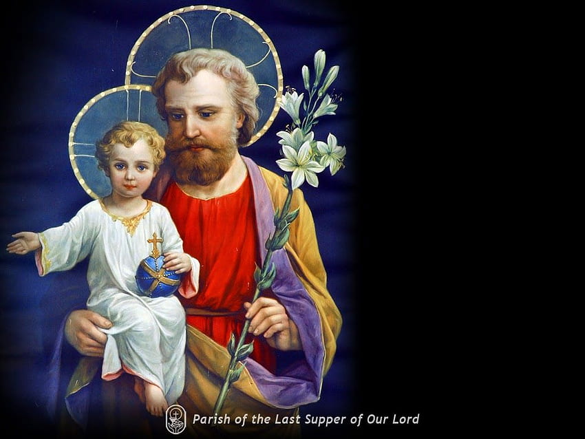 Света литургия .: СВЕТИ ЙОСИФ, съпруг на Пресвета Дева Мария, св. Йосиф HD тапет