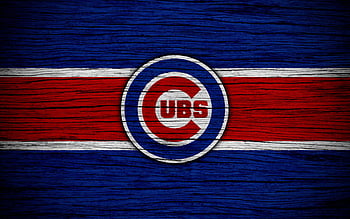 Download Blue Chicago Cubs Logo Wallpaper