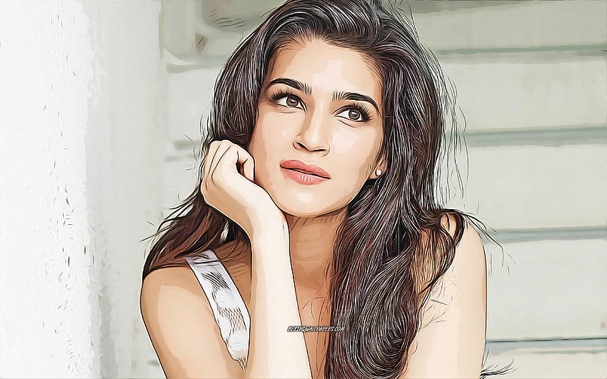 Colour pencil drawing of the beautiful kritisanon  Follow our  pages for more  learntodraw 96k artistrahul15 18k    Instagram