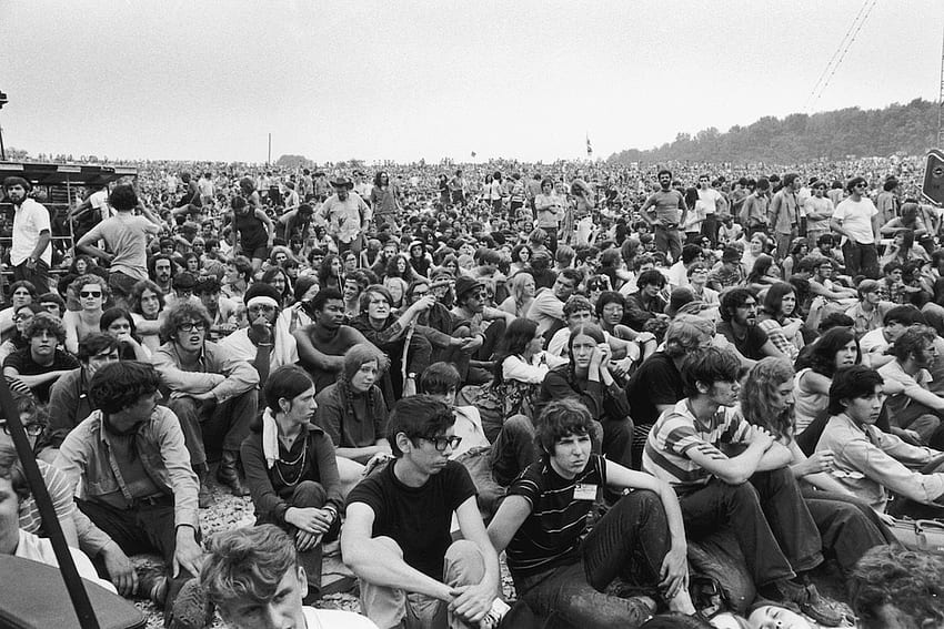 Woodstock 1969 Crowd - 50 Best Crowd of Woodstock 69, Woodstock Festival HD wallpaper