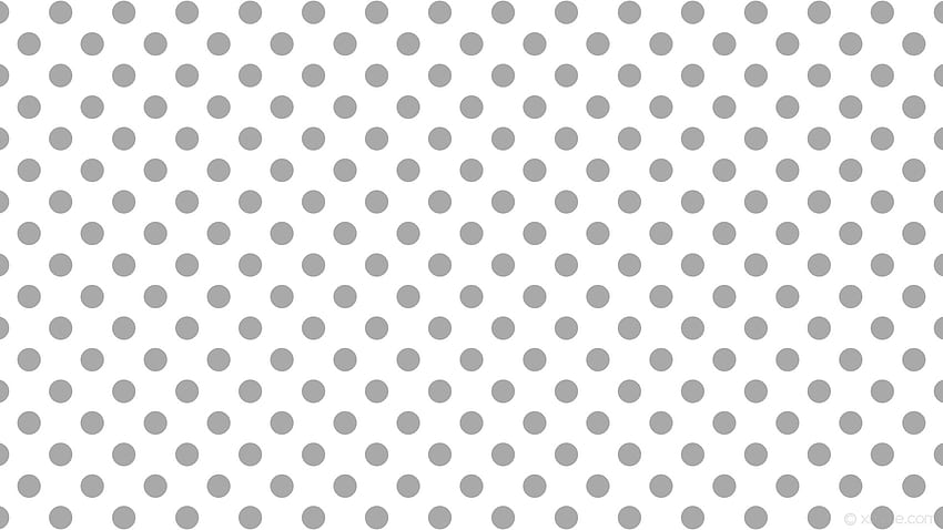 Polka Dot Putih Dan Abu-Abu Wallpaper HD