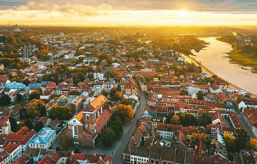 Lithuania, Kaunas HD wallpaper