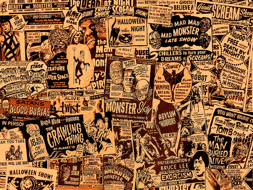 Retro Movies , Vintage Horror Comic HD wallpaper