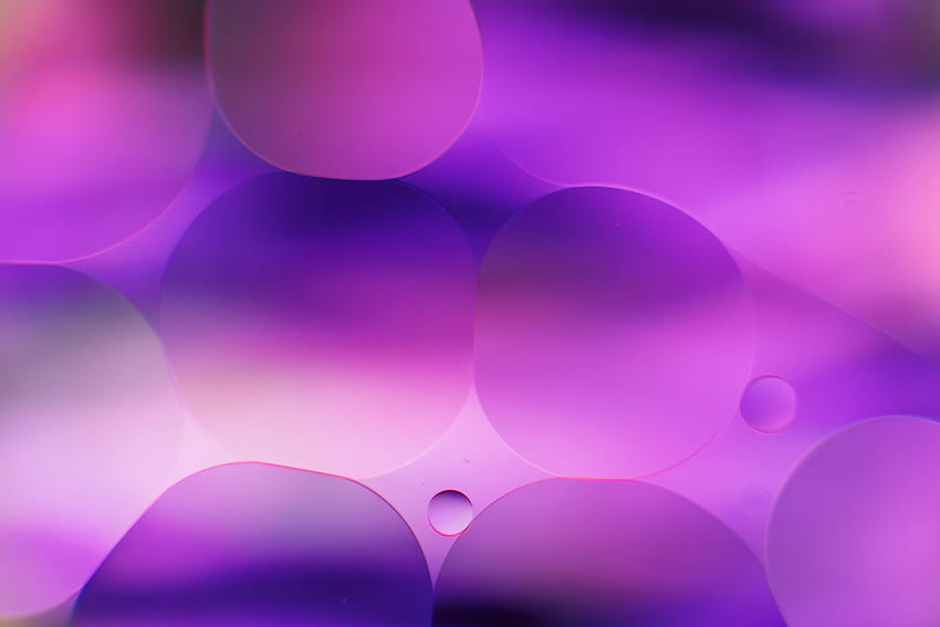 Abstract, Water, Bubbles, Violet, Purple, Gradient HD wallpaper