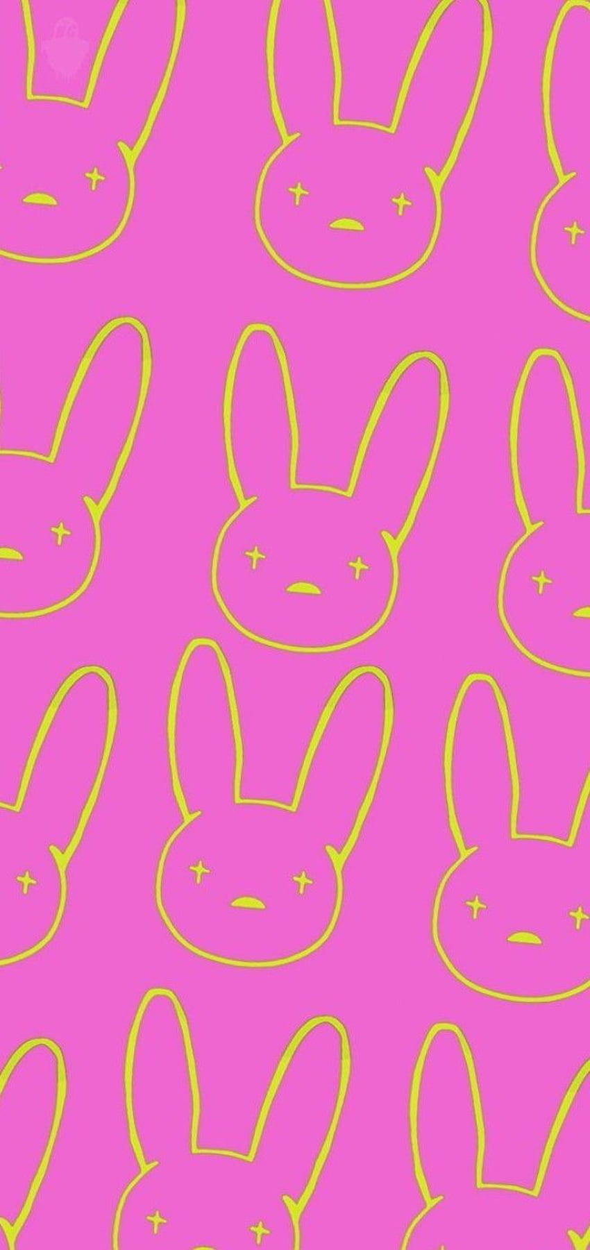 Ideias favoritas. coelho, coelho, moda de coelho, Bad Bunny Logo Papel de parede de celular HD