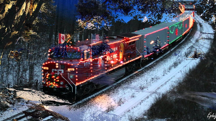 Stunning Canadian Christmas in (U). Christmas train, Train , Canadian christmas, Christmas In Canada HD wallpaper