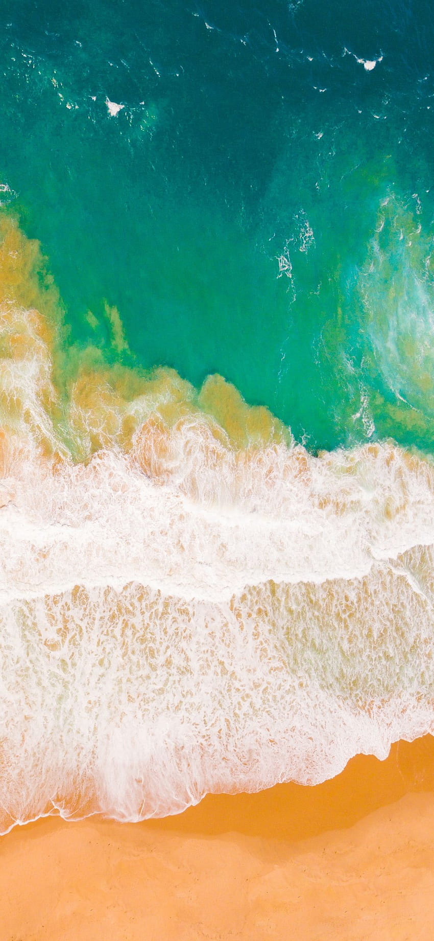 Green and white water, sea waves, aerial view, beach , , , , ed1d85c1 ...