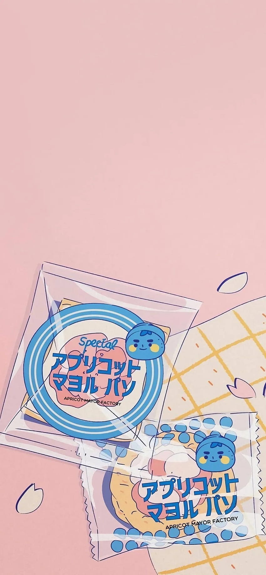 Japanische süße Ästheten, japanische Kunst, Kawaii, Snacks HD-Handy-Hintergrundbild