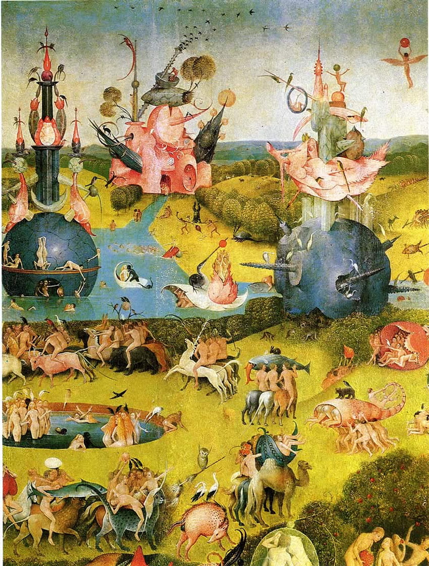 The Garden Of Earthly Delights Ecclesias Paradise, Hieronymus Bosch HD phone wallpaper