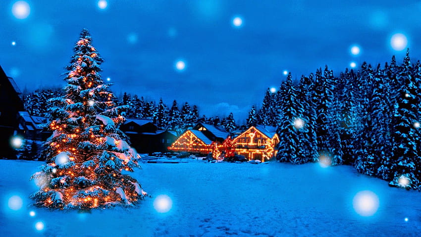 Christmas Background For Laptop, Cute Christmas HD wallpaper