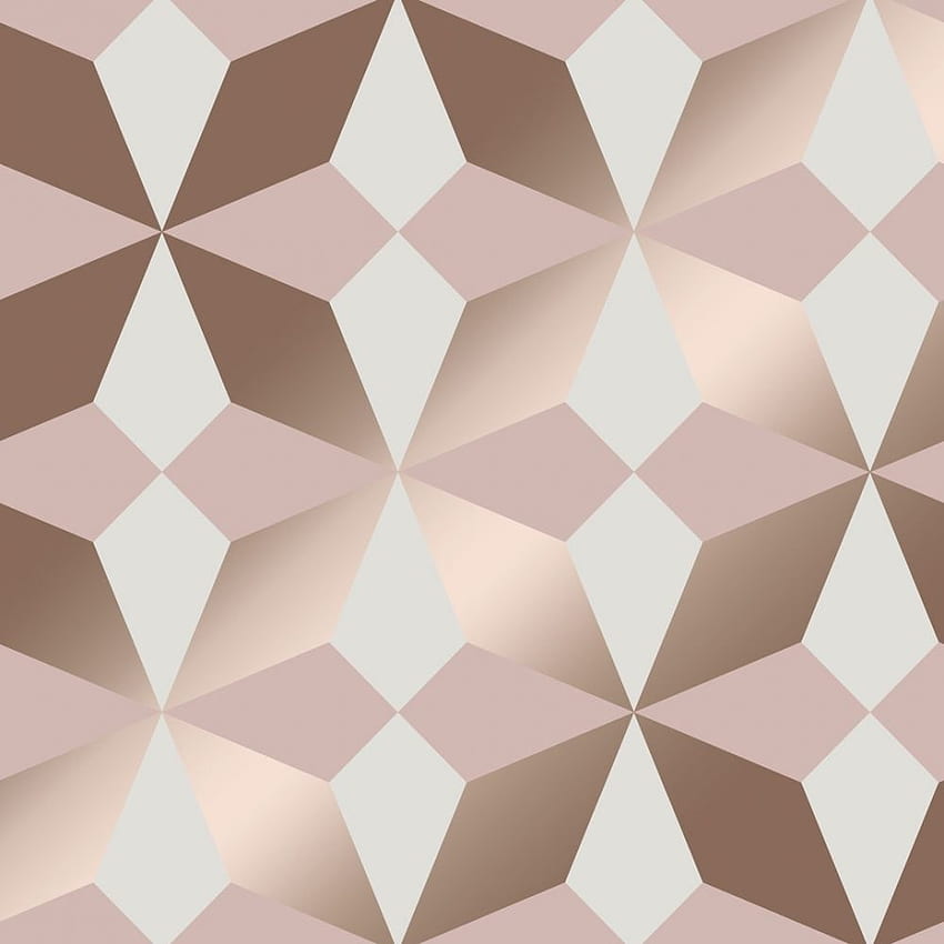 Nova Geometric Rose Gold - from I Love UK HD phone wallpaper